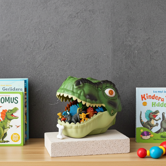 Dinosaur Toy Set, 24 Pieces with Small, Medium and Large Figures