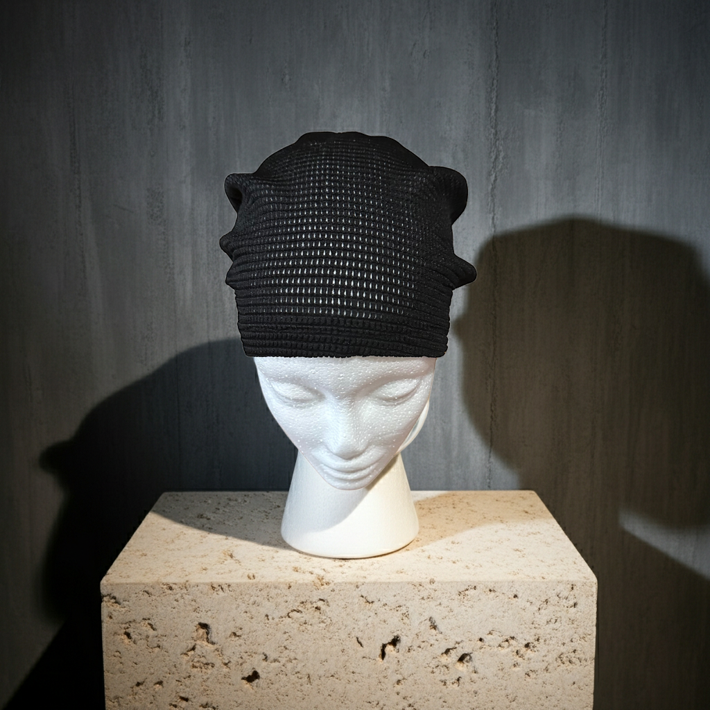 2 pack Black Muslim hat/ Bonnet - Stylish and Comfortable Headwear for Everyday Use