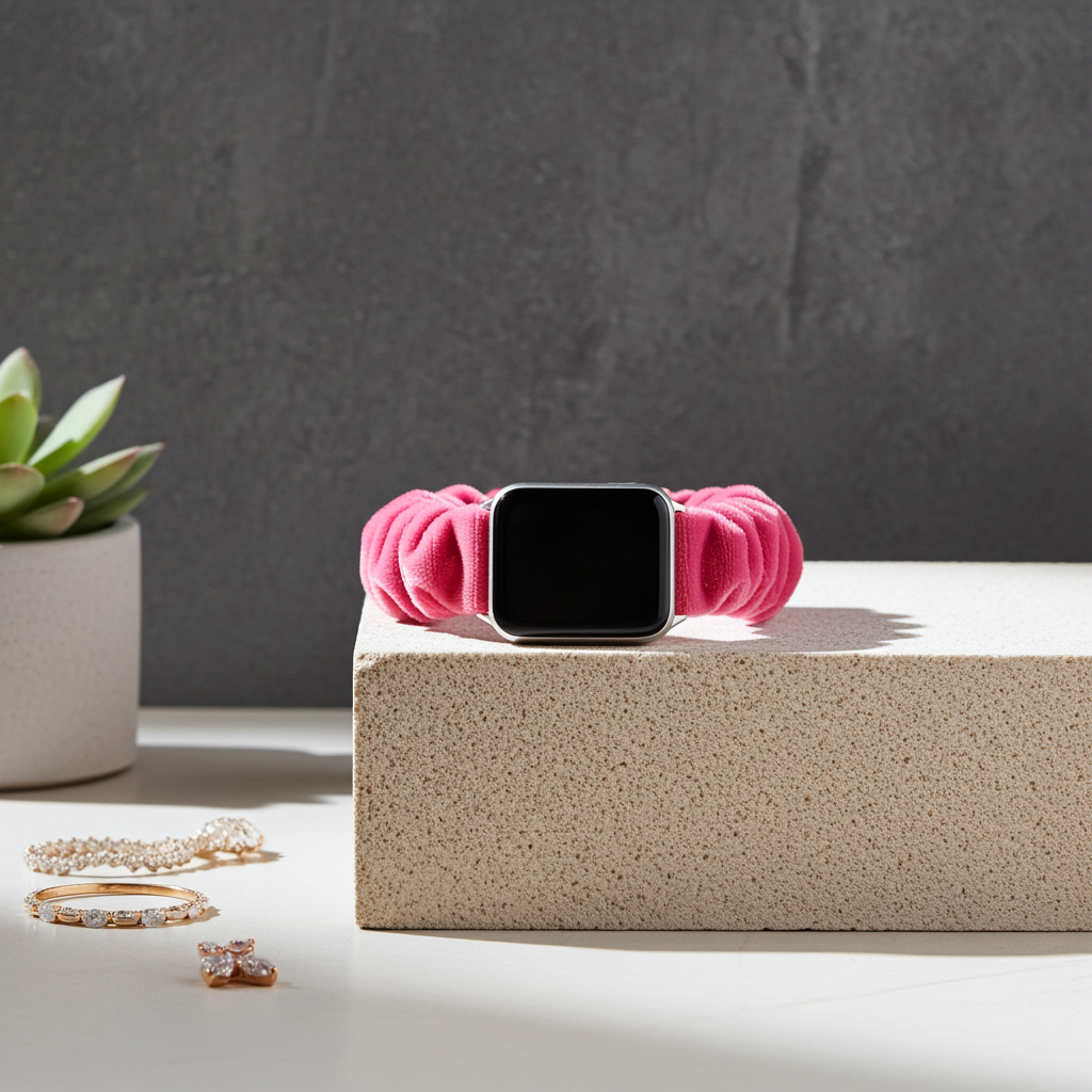 Smart Watch Scrunchy Wrist Band