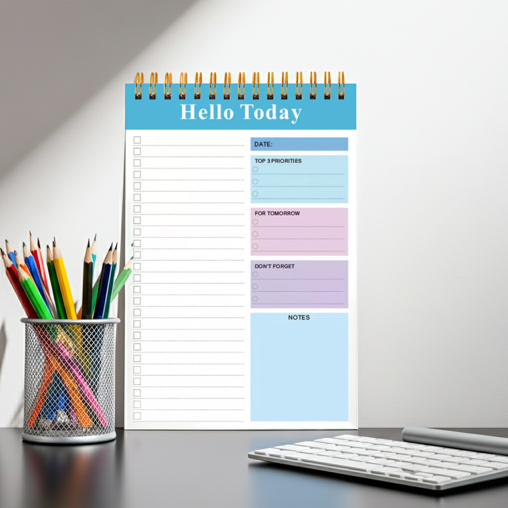 Compact Note Pad with Blank Pages for Easy Writing Ideal for Students Professionals and On the Go Use Durable and Versatile Writing Surface