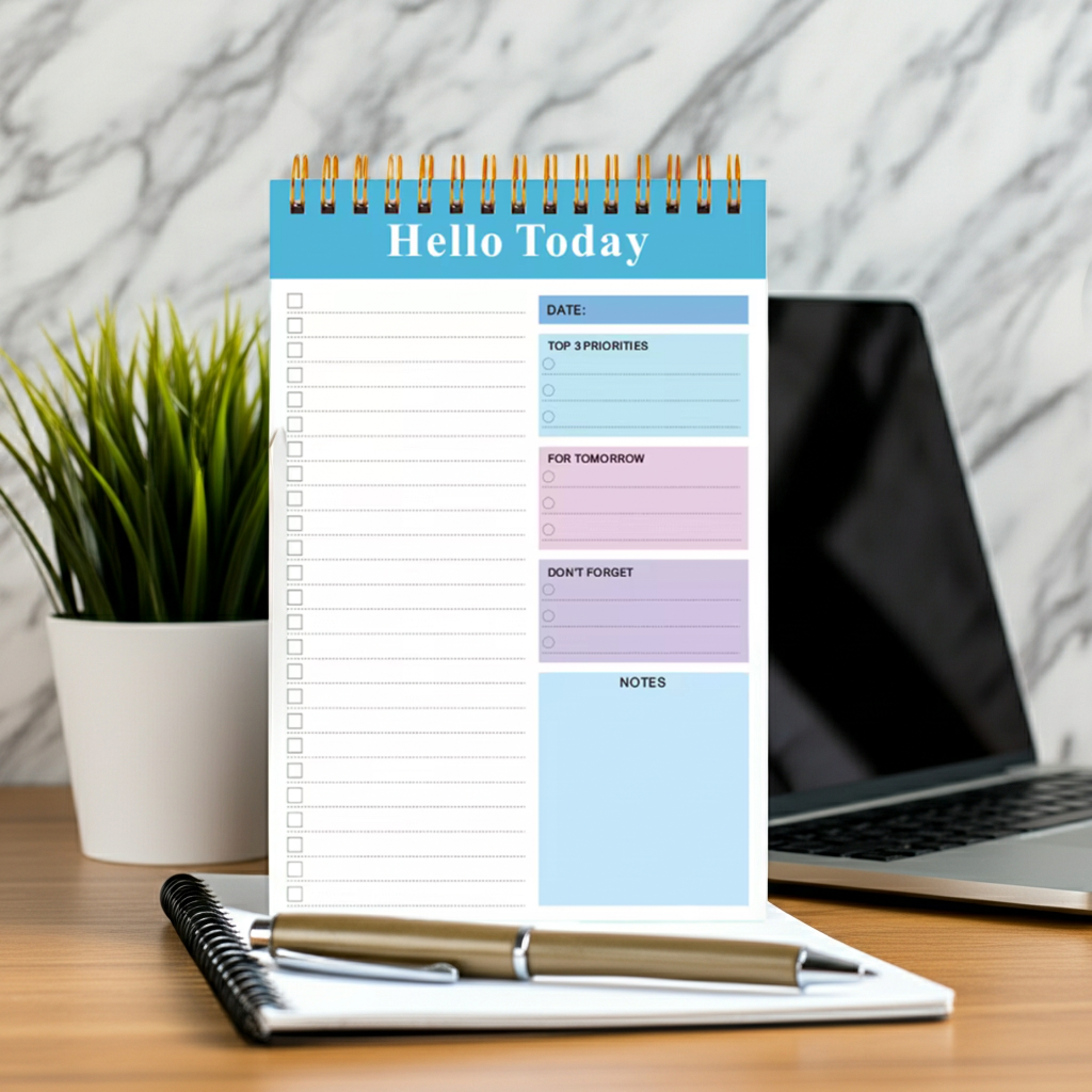 Compact Note Pad with Blank Pages for Easy Writing Ideal for Students Professionals and On the Go Use Durable and Versatile Writing Surface